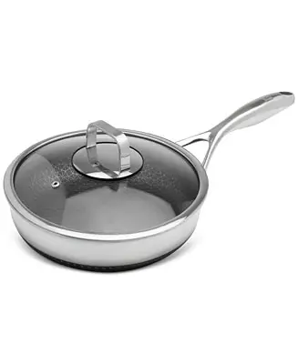 Crafted DiamondClad 10" Hybrid Nonstick Stainless Steel Frypan with Lid