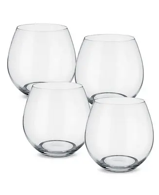 Next Day Delivery Entrée Juice or Red Wine Stemless, Set of 4
