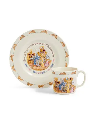 Hot Picks Bunnykins Christening Plate & Mug 2-Piece Set