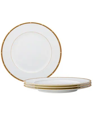 Best Price Rochelle Gold Set of 4 Dinner Plates, 10.75"