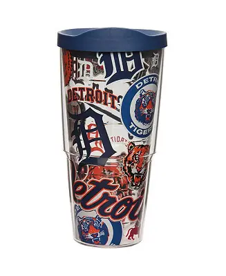 Detroit Tigers 24 Oz All Over Wrap Tumbler with Lid Don’t Miss Out