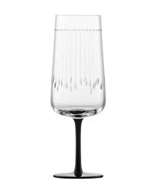 Warranty Included Handmade Glamorous Champagne Flute 10.7oz - Set of 2