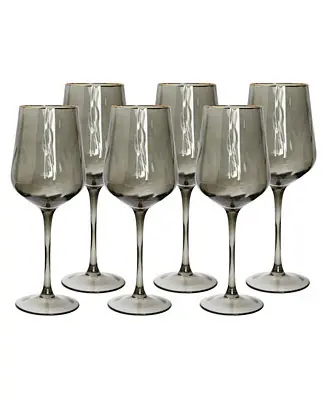 Last Chance Gray Water Glasses, Set of 6