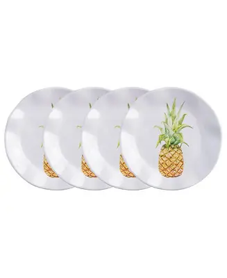 Editor’s Pick Melamine Aloha 5.5" Canape Plates, Set of 4