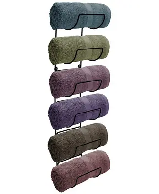 New Release 6-Level Bathroom Towel Rack Holder and Organizer