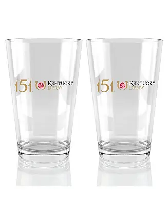 Kentucky Derby 151 16oz. Pint Glasses, Set of 2 Low Price