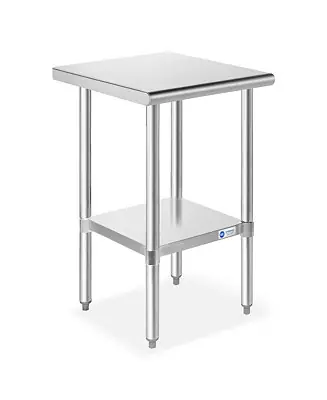 Free Shipping Stainless Steel Table w/ Undershelf, NSF Commercial Kitchen Work & Prep Table