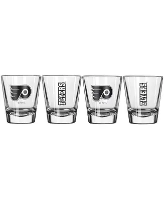 Philadelphia Flyers 2 oz Four-Piece Shot Glass Set Top Pick