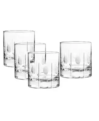 Gulfstream Double Old Fashioned Glasses, Set Of 4 Crafted