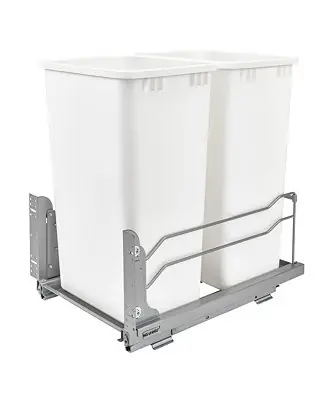 Double Pullout Trash Cans 50 qt. with Soft-close, 53WC-2150SCDM-211 Editor’s Pick