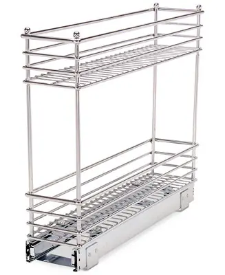 Next Day Delivery Chrome Glidez Narrow 5-Inch Sliding Organizer