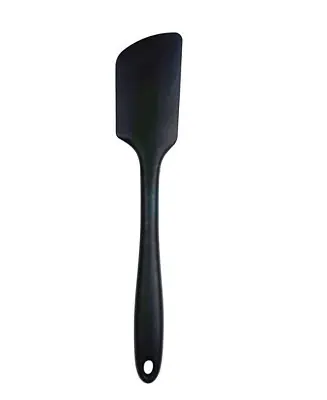 Silicone Coated Steel 11" Ela Series Black Spatula Certified