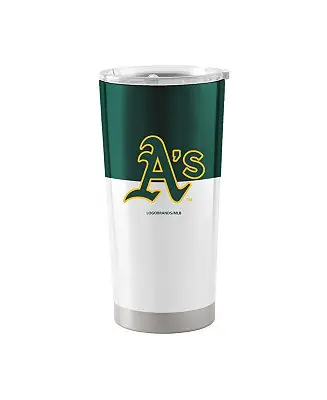 Oakland Athletics 20 Oz Colorblock Stainless Steel Tumbler Money Back Guarantee