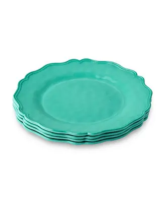 Today Only Isabella Crackle Melamine 4-Pc. Dinner Plates, Service For 4