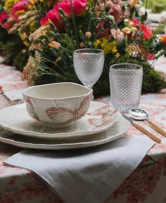 Don’t Miss Out Cloudy Butterflies by Claudia Schiffer Dinnerware Collection