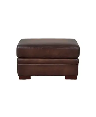 Professional Grade Brookfield 30" Top Grain Leather Ottoman