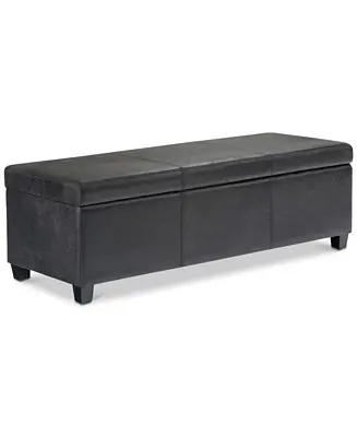 Price Drop Avalon Contemporary Rectangle Storage Ottoman Bench