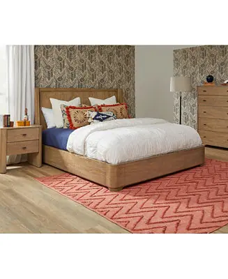 Nordic 3 Pc. Queen Panel Set (Bed, Chest & Nightstand) Price Cut