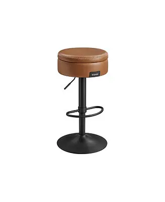 Limited Time 360° Swivel Bar Stool Height Adjustable Barstool with Built-In Storage for Modern Convenience