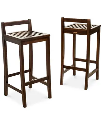 Jasen Set of 2 Bar Stools Next Day Delivery