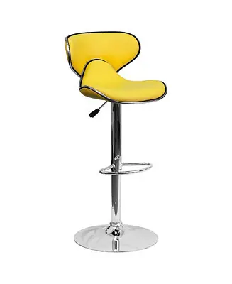 Special Discount Contemporary Cozy Mid-Back Vinyl Adjustable Height Barstool