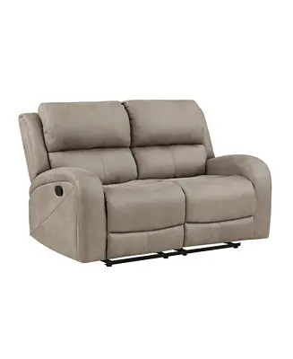 Buy Direct White Label Aubrey 62" Double Reclining Love Seat
