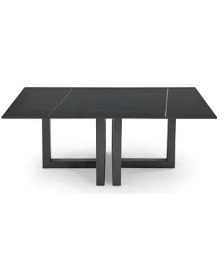 Free Returns Emila 48" Rectangle Sintered Stone Mix and Match Coffee Table