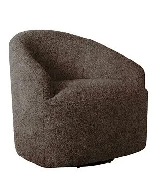 30" Boucle Upholstery 360 Degree Swivel Chair Direct From Manufacturer
