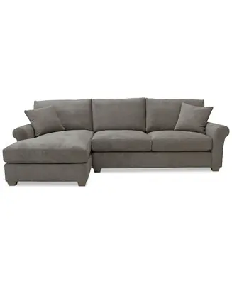 Shop Now Reiter 2-Pc. Fabric Sectional Sofa