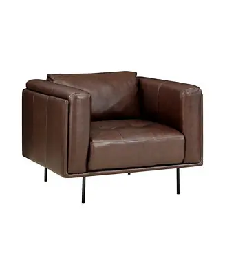 White Label Solaris 39" Leather Chair Instant Buy