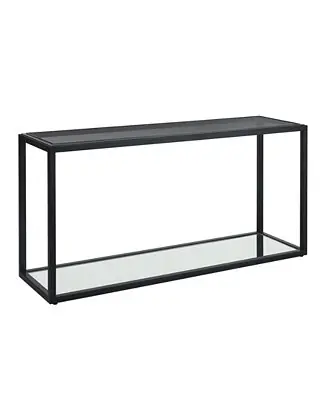 Ellis 60" Glass and Metal Console Table Save Now