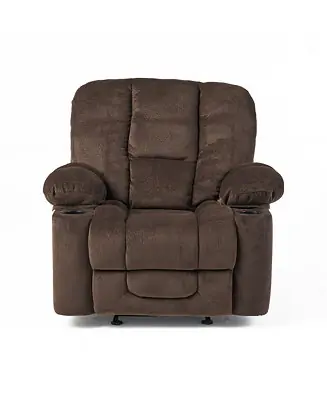 42.5" Wide Fabric Manual Recliner Chair with Dual Cup Holders Order Now