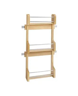Special Offer 15" Kitchen Cabinet Door Mounted 3-Shelf Storage Spice Rack, 4SR-15