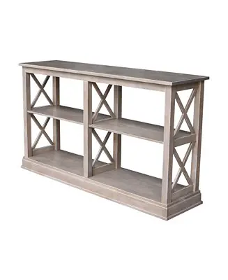 Hampton Sofa Server Table with Shelves Discount