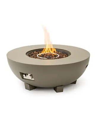 Warranty Included 36_inch Round Iron Fire Pit Table