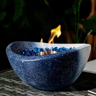 Save Now Streamdale Portable Mixed Color Fire Pit for Indoor & Outdoor Use