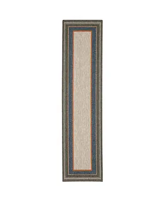 Hot Deal Latitude 8021L 1'10" x 7'6" Runner Outdoor Area Rug