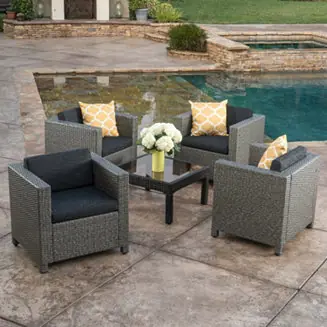 Trending Streamdale Cozy Wicker Club Chairs with Durable Cushions