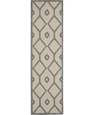 Grab Now Cozumel CZM02 Cream 2'2" x 7'6" Runner Rug