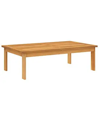 Garden Table Natural Wood Solid Acacia Wood Popular