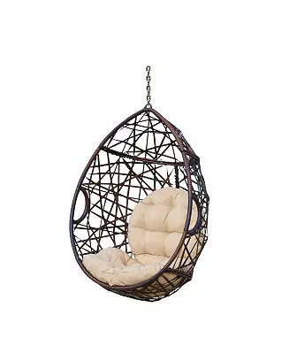 Cayuse Indoor and Outdoor Wicker Tear Drop Hanging Chair Top Rated