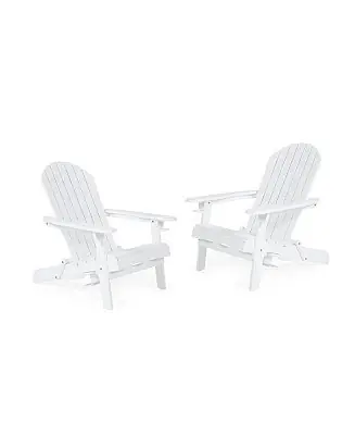 Direct From Manufacturer Bellwood Outdoor Folding Adirondack Chairs Set, 2 Piece