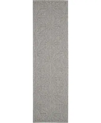 Warranty Included Cozumel CZM01 Silver 2'2" x 7'6" Runner Rug