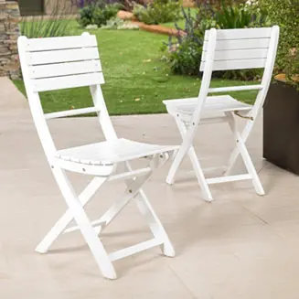 Streamdale Acacia Wood Folding Dining Chairs for Backyard Hosting Best Choice