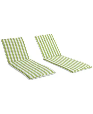 Holiday Sale Thome Outdoor Chaise Lounge Cushion (Set Of 2)