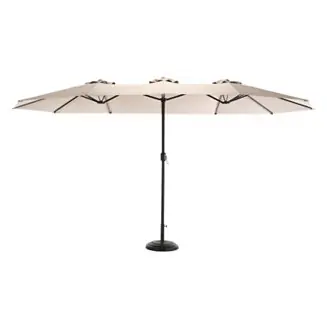 Best Seller Streamdale Khaki 14.8' Double-Sided Patio Umbrella