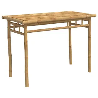 Dining Table Natural Bamboo Bamboo Medium Durable Trending