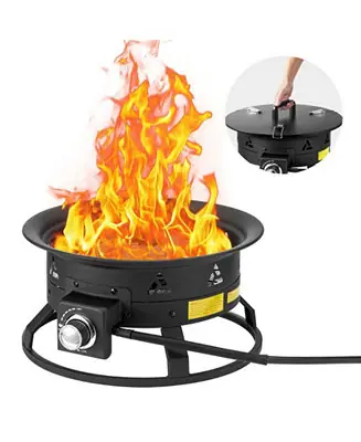 Portable Propane Gas Fire Pit for Outdoor Heating – Ideal for Camping, Backyard, and Patio Use Get Yours