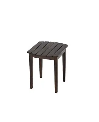 Dark Brown Solid Wood Side Table Markdown