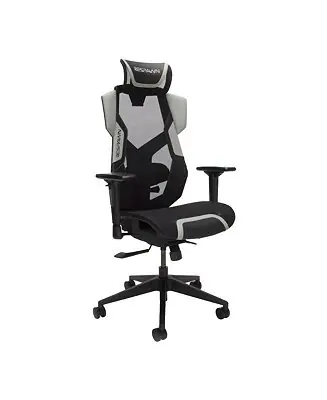 Premium Gaming Chair With Lumbar Support, With Wheels for Computer/Desk/Office - Gray